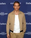 Ryan Reynolds 2024 Forbes Iconoclast Summit Zipper Cotton Jacket