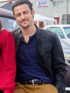 Shifting Gears 2024 Luke Black Leather Jacket