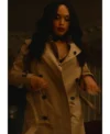 Shop Cleopatra Coleman Clipped 2024 Beige Trench Coat