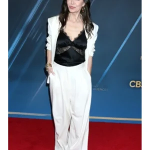 Shop Finola Hughes 51st Daytime Emmy Awards Beige Blazer