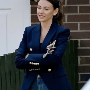 Shop Maya Stern Fool Me Once 2024 Blue Blazer 