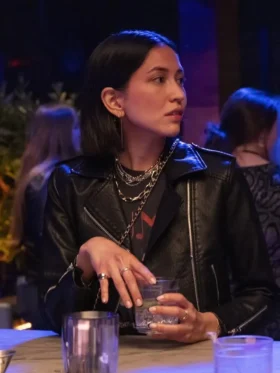 Sonoya Mizuno Am I OK Black Biker Jacket