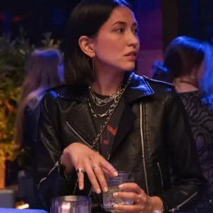 Sonoya Mizuno Am I OK Black Biker Jacket