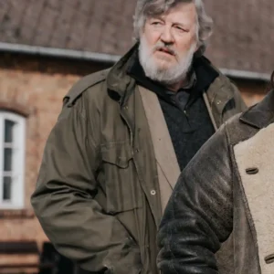 Stephen Fry Treasure 2024 Brown Cotton Jacket