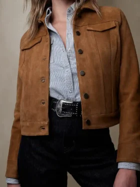 Sullivans Sullivans Crossing S02 Maggie Sullivan Suede Leather Jacket