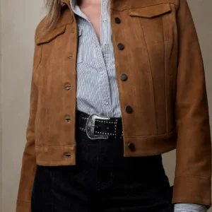 Sullivans Sullivans Crossing S02 Maggie Sullivan Suede Leather Jacket