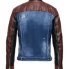 The Kelly Clarkson Show Ben Platt Denim Leather Jacket On Sale