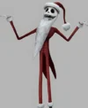 The Nightmare Before Christmas Jack Skellington Santa Red Suit
