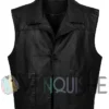 The Virginian James Drury Leather Vest front