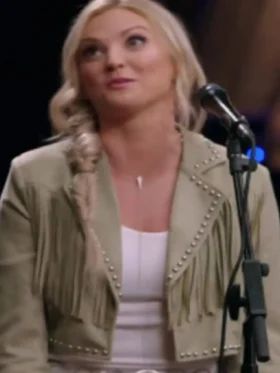 The Voice S25 Karen Waldrup Olive Green Jacket