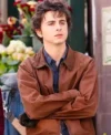 Timothee Chalamet A Complete Unknown Brown Cotton Jacket