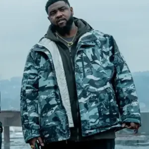 Tobi Bamtefa Mayor of Kingstown Season 03 Camo Jacket