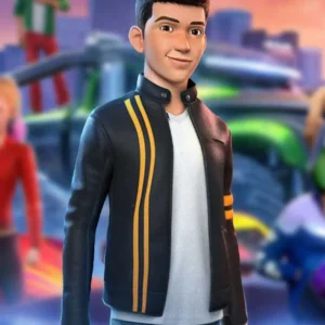 Tony Toretto Fast And Furious Spy Racers Black Leather Jacket