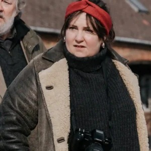 Treasure 2024 Lena Dunham Shearling Leather Coat