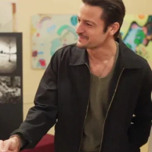 Tyler Hynes Shifting Gears 2024 Black Cotton Jacket