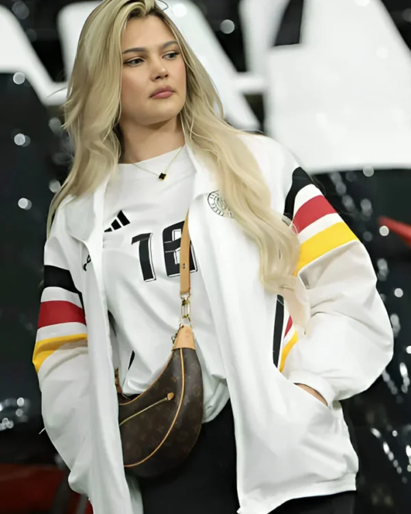 UEFA EURO 2024 Lea Prinz Germany White Track Jacket