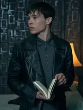 Vanya Hargreeves The Umbrella Academy Black Leather Jacket