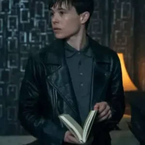 Vanya Hargreeves The Umbrella Academy Black Leather Jacket