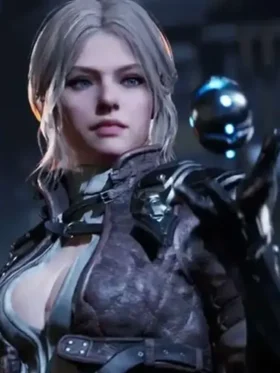 Viessa The First Descendant Brown Costume Leather Jacket