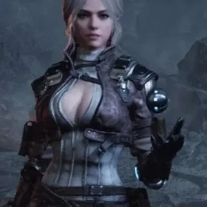 Viessa The First Descendant Brown Costume Leather Jacket For Sale