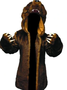 Workaholics Bear Coat front shoot