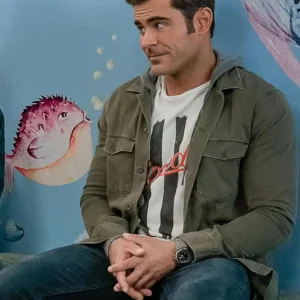 Zac Efron A Family Affair 2024 Cotton Jacket