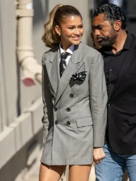 Zendaya Grey Blazer