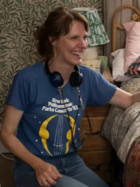 A Good Girls Guide to Murder Dolly Wells Blue T Shirt