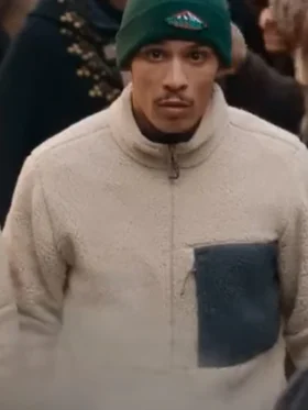 Anthracite 2024 Jaro Gatsi White Shearling Jacket