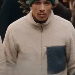 Anthracite 2024 Jaro Gatsi White Shearling Jacket