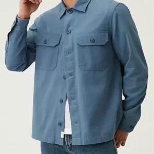 BBC Morning Live Jason Manford Blue Shirt Jacket On Sale