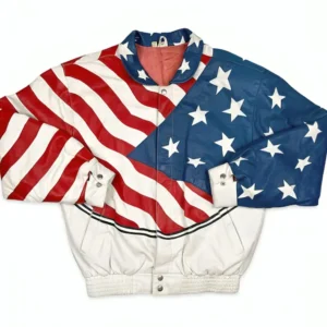 Buy 90 Day Fiance Happily Ever After Michael USA Flag Eagle Leather Jacket