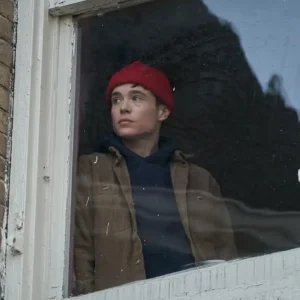 Buy Close to You 2024 Elliot Page Brown Corduroy Jacket