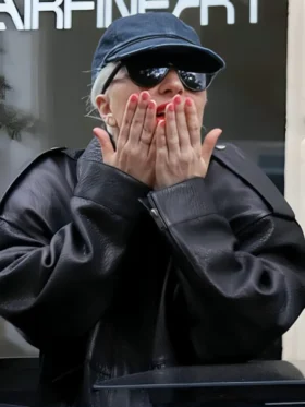Buy Lady Gaga Paris Olympic 2024 Black Jacket