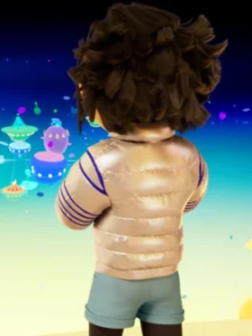Buy Over The Moon Silver Puffer Jacket