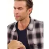 Buy Press Junket 2024 Chace Crawford Plaid Jacket