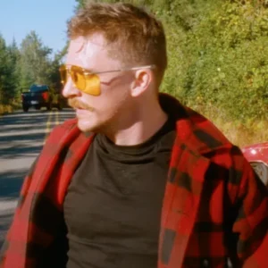 Buy Strange Darling 2024 Kyle Gallner Wool Plaid Jacket