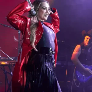 Carolina Ross Lunario Red Leather Jacket