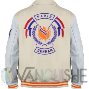 Denham Netherlands Olympic Team Varsity Jacket Back Look