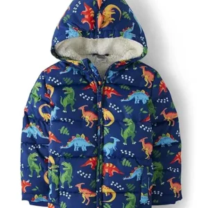 Dinosaur Puffer Jacket