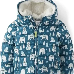 Dinosaur Puffer Nordic Puffer Jacket