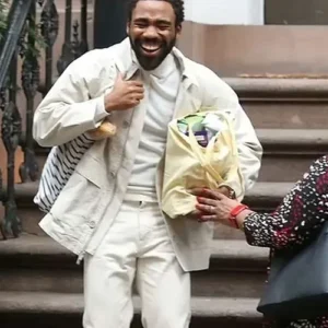 Donald Glover Mr and Mrs Smith White Jacket