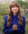 Emily in Paris Season 04 Lily Collins Blue Suit