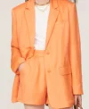 Erica Wark The Today Show Orange Blazer