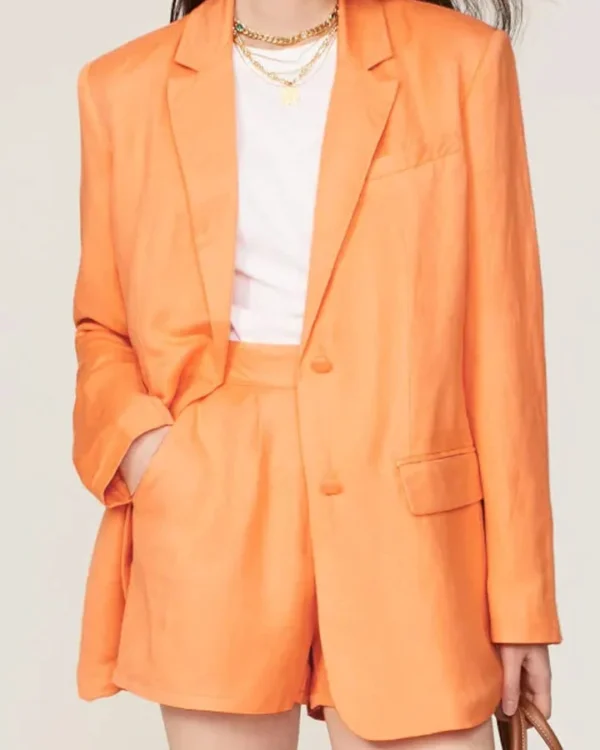 Erica Wark The Today Show Orange Blazer