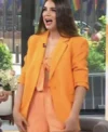 Erica Wark The Today Show Orange Blazer On Sale