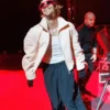Justin Bieber pre wedding ceremony Cream Jacket 
