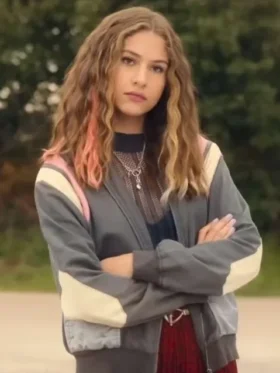 Kate Land Of Women Grey Bomber Jacket