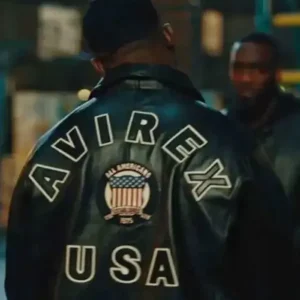 Krazy Supacell 2024 Black Leather Jacket Back