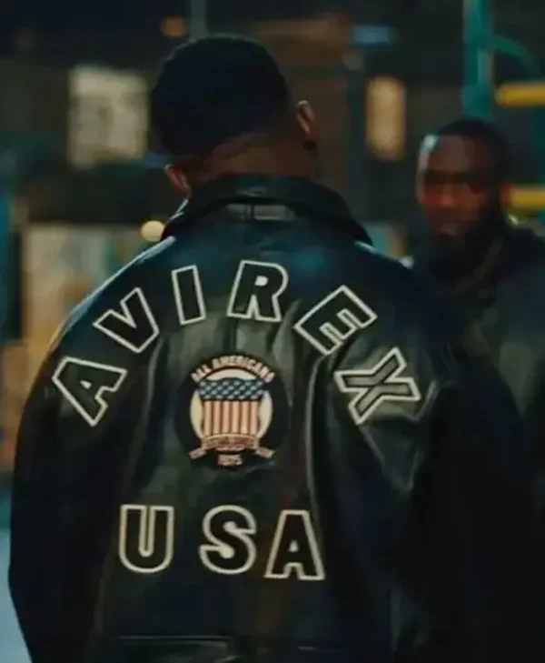 Krazy Supacell 2024 Black Leather Jacket Back
